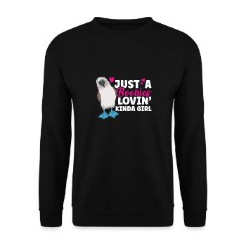 Blue-footed Booby Seabird Blue-footed Booby Seabird - Unisex Sweatshirt - black - Front - Alina (178cm) & Michal (187cm)