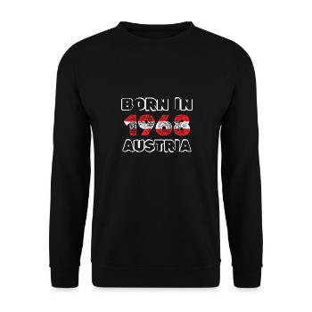 Österreich 1968 - Unisex Pullover - Schwarz - Vorne - Alina (178cm) & Michal (187cm)