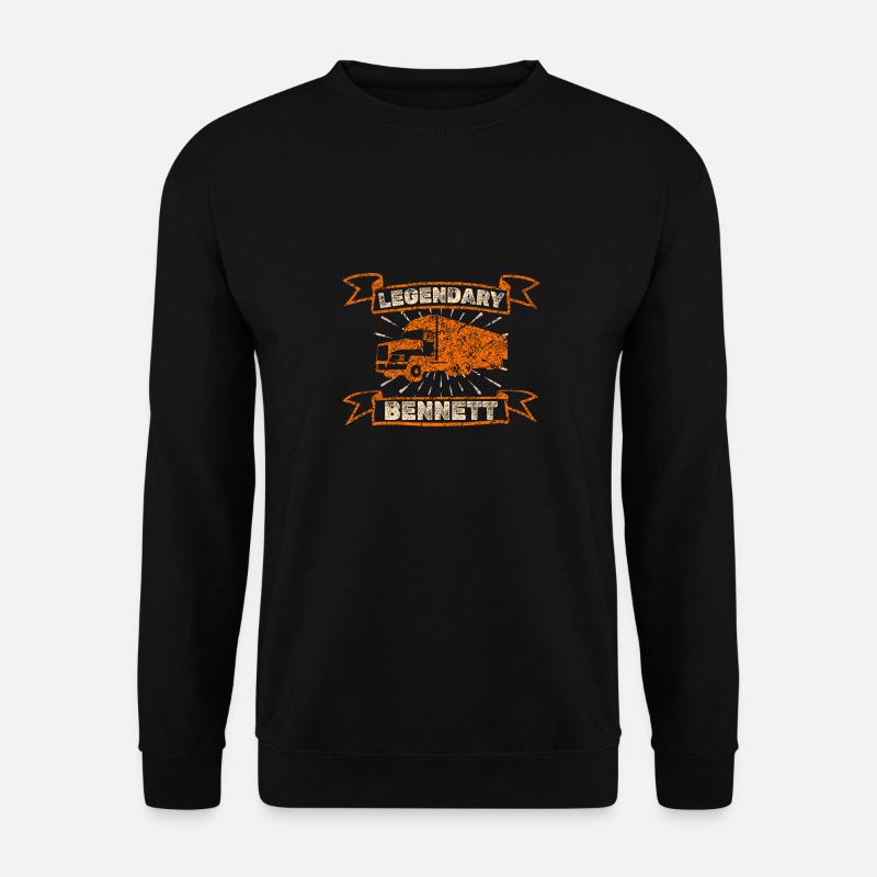 Trucker Bennett - Unisex Sweatshirt - black
