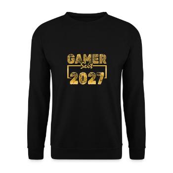 Gamen 2027 - Unisex Pullover - Schwarz - Vorne - Alina (178cm) & Michal (187cm)