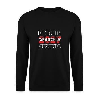 2027 - Sweat-shirt Unisexe - noir - Devant - Alina (178cm) & Michal (187cm)