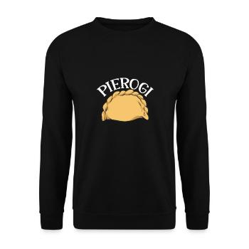 Pierogi polonais - Sweat-shirt Unisexe - noir - Devant - Alina (178cm) & Michal (187cm)