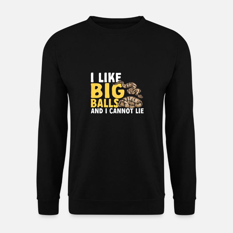 Ball Python Schlange Königspython - Unisex Pullover - Schwarz