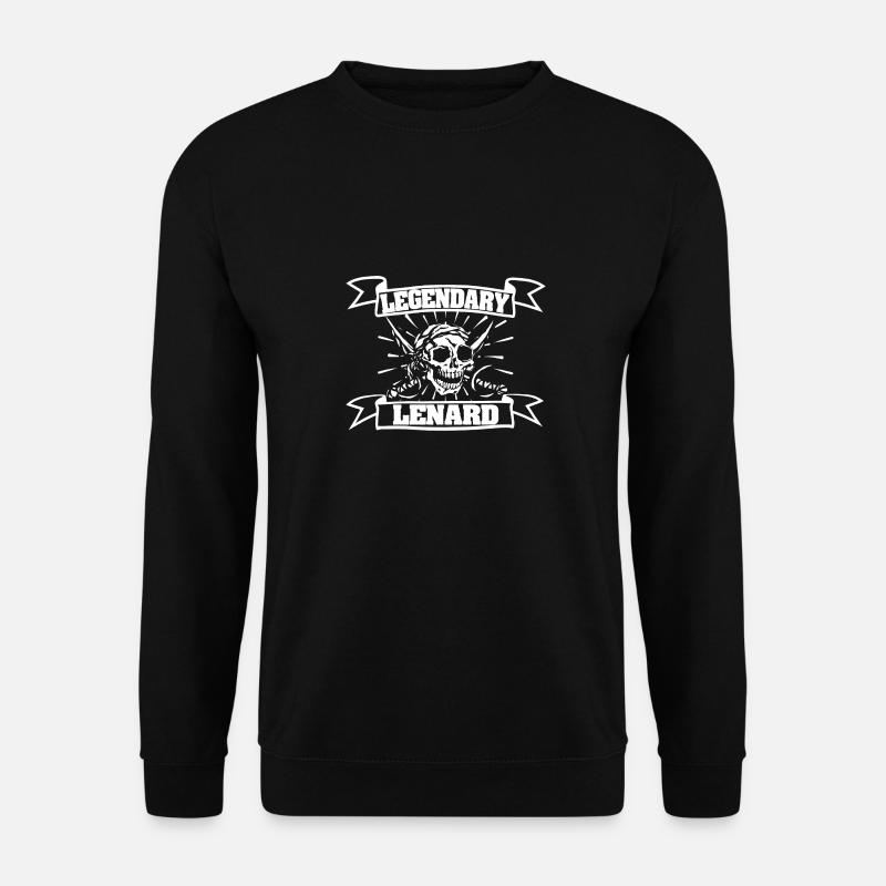 Lenard - Sweat-shirt Unisexe - noir