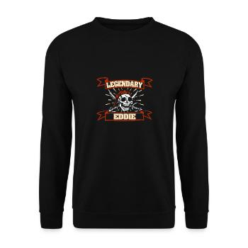 Carnival Eddie - Unisex Sweatshirt - black - Front - Alina (178cm) & Michal (187cm)
