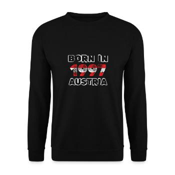 Austria 1997 - Unisex Sweatshirt - black - Front - Alina (178cm) & Michal (187cm)
