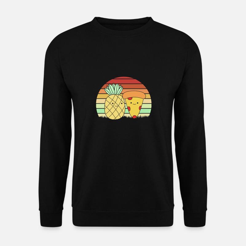 Pizza Hawaii Pizza Ananas - Unisex Pullover - Schwarz