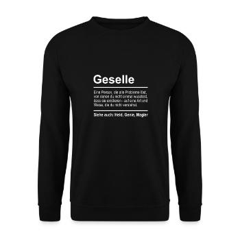 Compagnon - Sweat-shirt Unisexe - noir - Devant - Alina (178cm) & Michal (187cm)