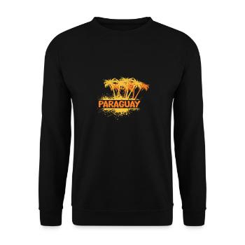Paraguay - Unisex Pullover - Schwarz - Vorne - Alina (178cm) & Michal (187cm)