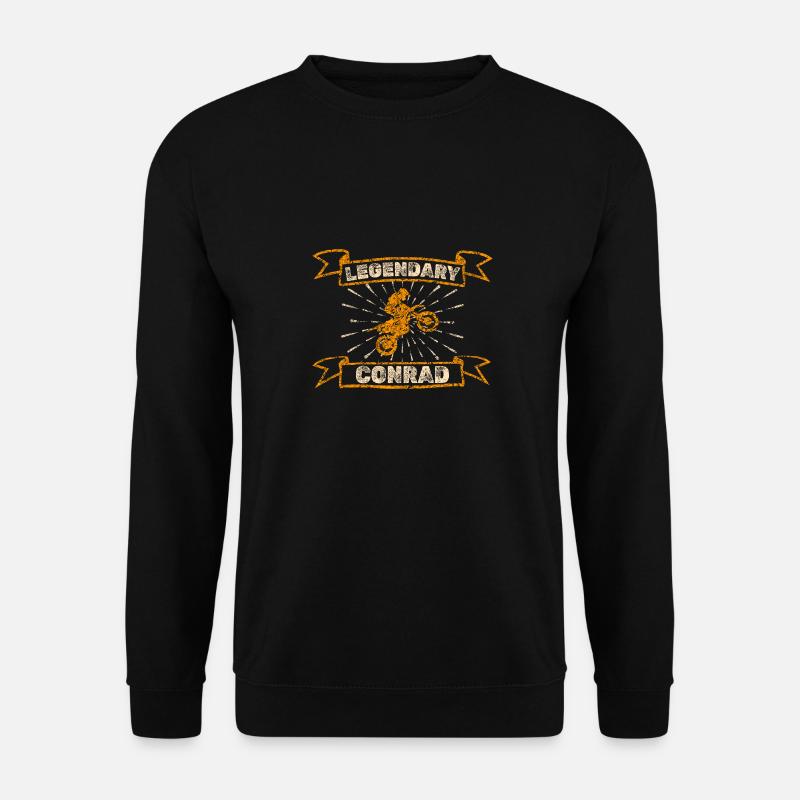 Geschenk für Conrad - Unisex Pullover - Schwarz