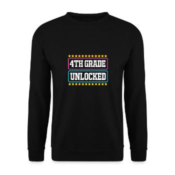 4e année - Sweat-shirt Unisexe - noir - Devant - Alina (178cm) & Michal (187cm)