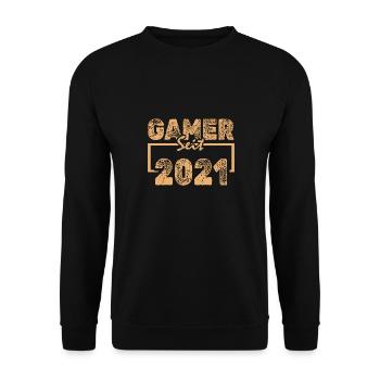2021 - Sweat-shirt Unisexe - noir - Devant - Alina (178cm) & Michal (187cm)