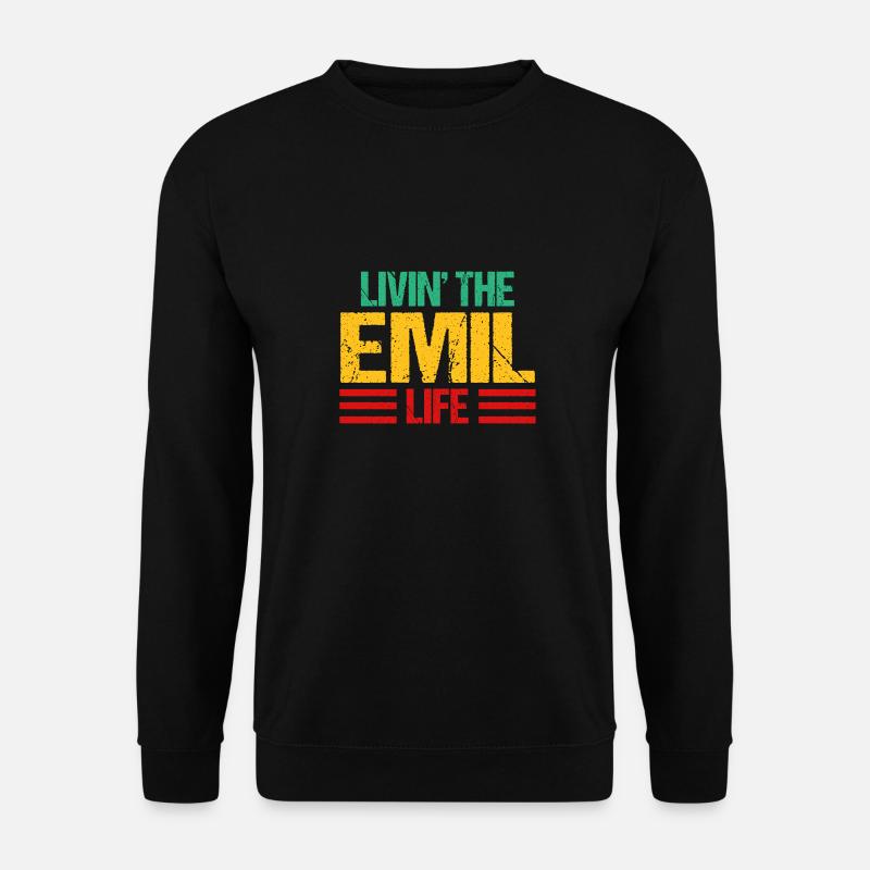 Emil - Unisex Pullover - Schwarz