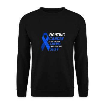Lutte contre le cancer et encore ce cancer du côlon sexy - Sweat-shirt Unisexe - noir - Devant - Alina (178cm) & Michal (187cm)