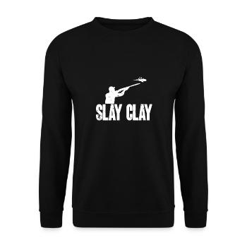 Tir au piège Tir au pigeon en argile Skeet - Sweat-shirt Unisexe - noir - Devant - Alina (178cm) & Michal (187cm)
