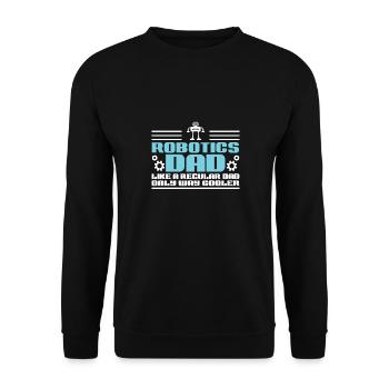 Construire un père robotique robotique comme un père ordinaire Dro - Sweat-shirt Unisexe - noir - Devant - Alina (178cm) & Michal (187cm)