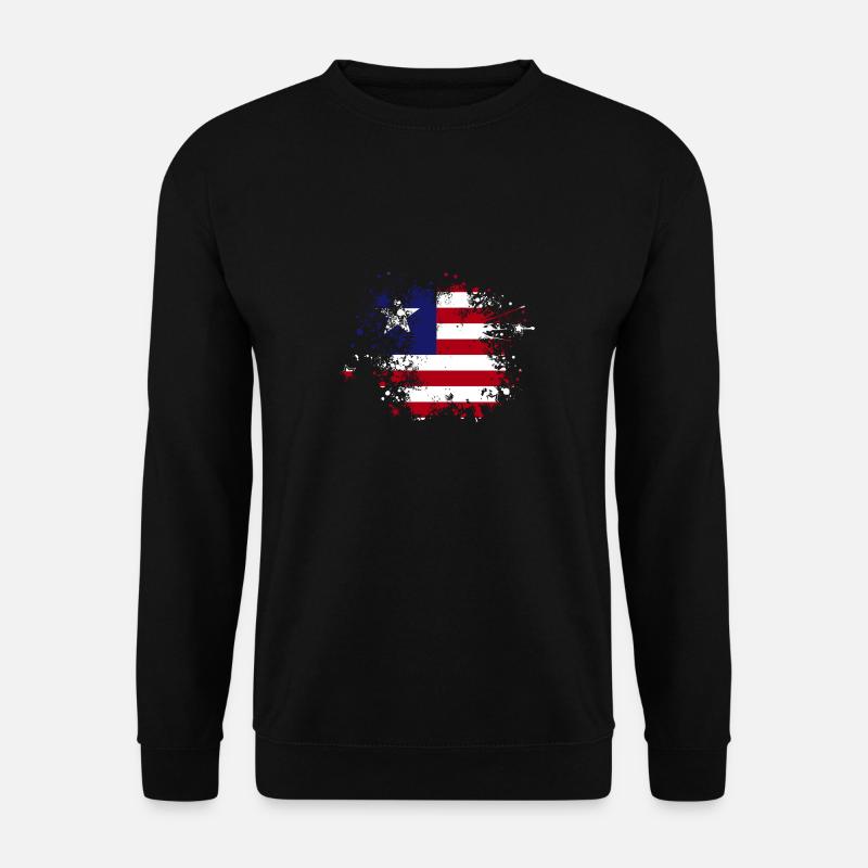 Drapeau du Libéria Libériens - Sweat-shirt Unisexe - noir