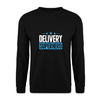 Supplier Package Delivery - Unisex Sweatshirt - black - Front - Alina (178cm) & Michal (187cm)