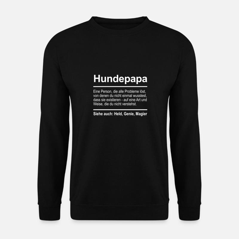 Dog dad - Unisex Sweatshirt - black