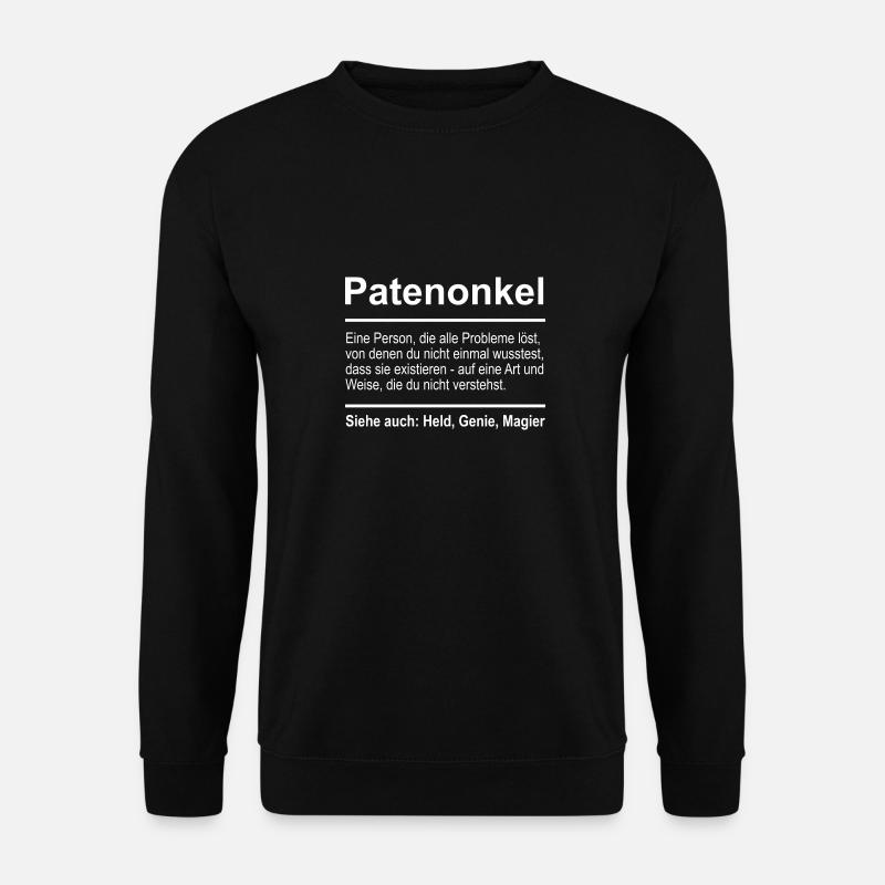 Patenonkel - Unisex Pullover - Schwarz