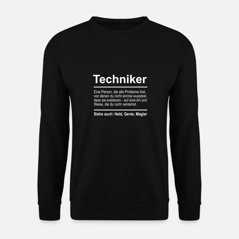Techniker - Unisex Pullover - Schwarz