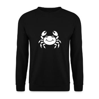 Krebs - Unisex Pullover - Schwarz - Vorne - Alina (178cm) & Michal (187cm)