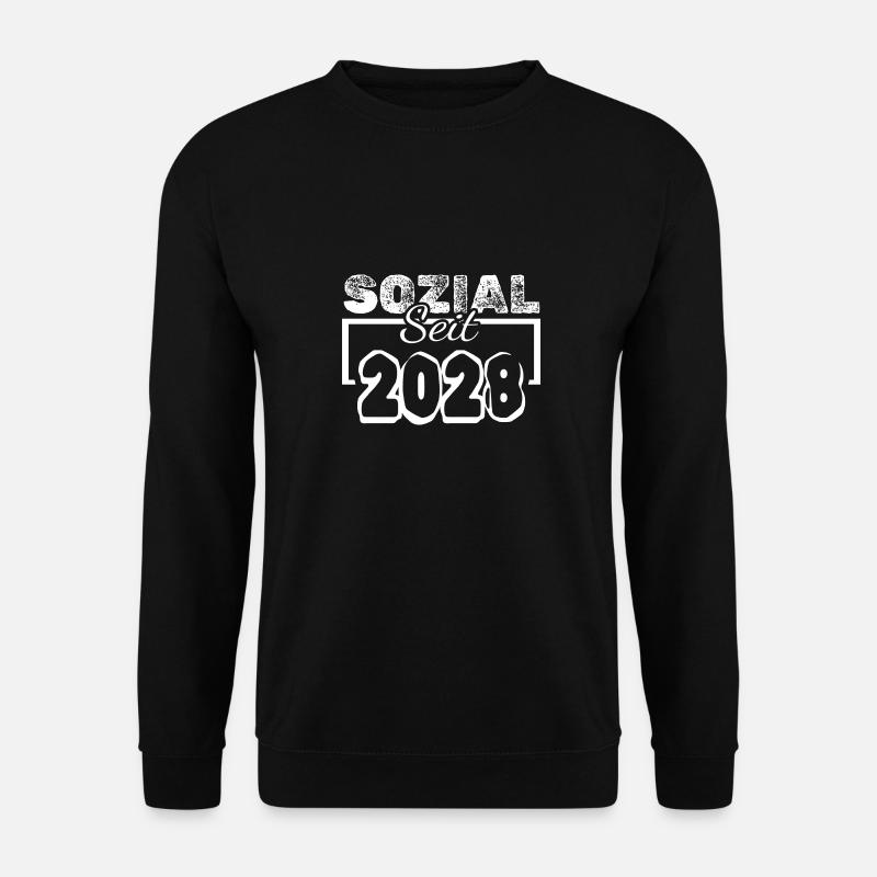2028 - Unisex Pullover - Schwarz