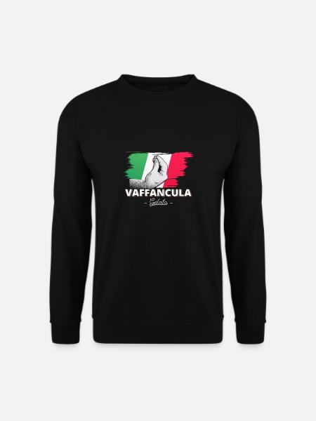 Vaffanculo Italienisch Italiener Italien Lustig - Unisex Pullover - Schwarz