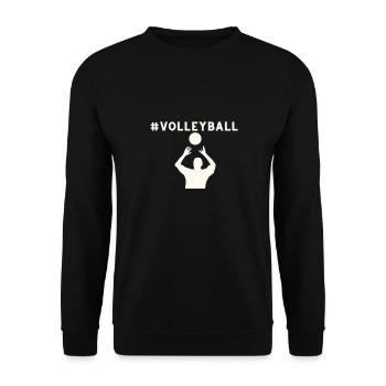 volleyball - Unisex Pullover - Schwarz - Vorne - Alina (178cm) & Michal (187cm)