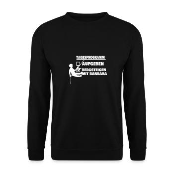 barbara - Unisex Pullover - Schwarz - Vorne - Alina (178cm) & Michal (187cm)