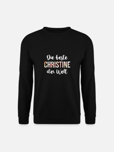 Christine - Unisex Pullover - Schwarz