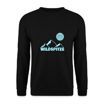 Bergsteigen wildspitze - Unisex Pullover - Schwarz - Vorne - Alina (178cm) & Michal (187cm)
