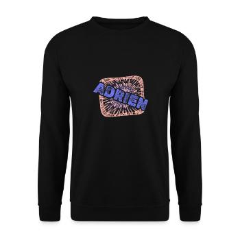 Job Adrien - Unisex Sweatshirt - black - Front - Alina (178cm) & Michal (187cm)