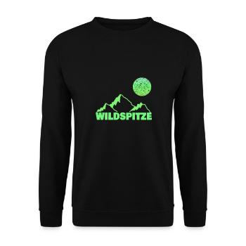 Alpinisme en montagne Escalade wildspitze - Sweat-shirt Unisexe - noir - Devant - Alina (178cm) & Michal (187cm)