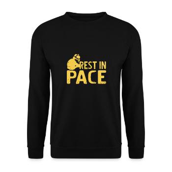 Rest In Pace Retro Funny Surgeon Doctor Designs - Sweat-shirt Unisexe - noir - Devant - Alina (178cm) & Michal (187cm)