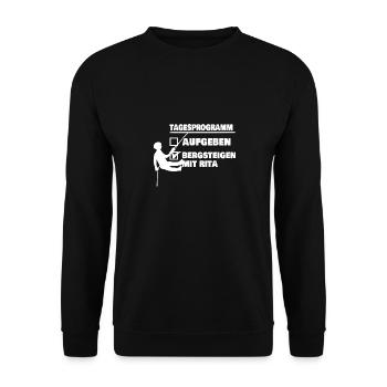 Berg Rita - Unisex Pullover - Schwarz - Vorne - Alina (178cm) & Michal (187cm)