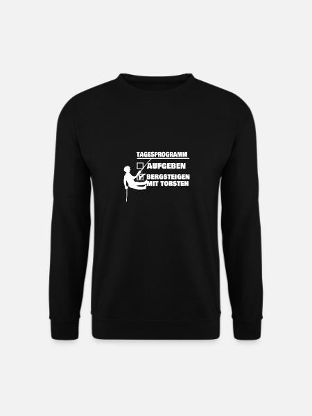 Bergsteigen torsten - Unisex Pullover - Schwarz