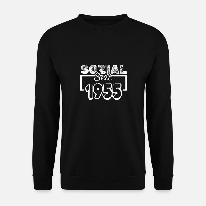 Sozial 1955 - Unisex Pullover - Schwarz