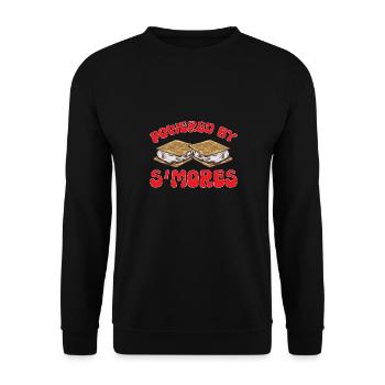 S'more Campfire Marshmallow Camping - Sweat-shirt Unisexe - noir - Devant - Alina (178cm) & Michal (187cm)