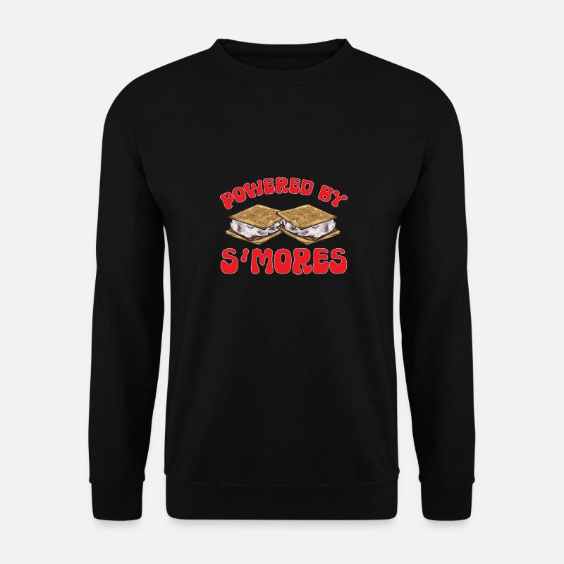 S'more Campfire Marshmallow Camping - Sweat-shirt Unisexe - noir