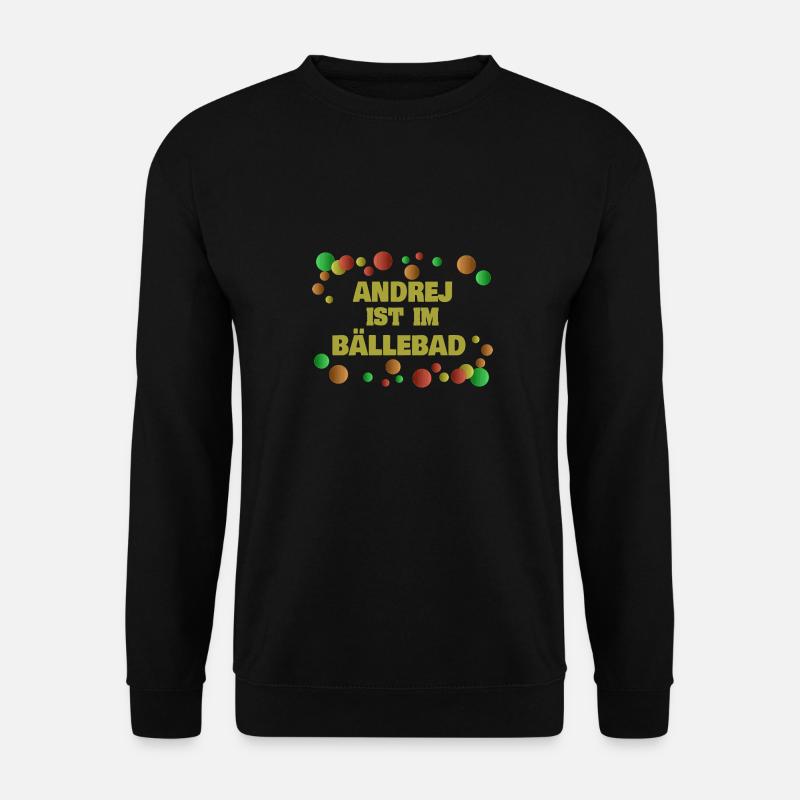 Andrej - Unisex Pullover - Schwarz