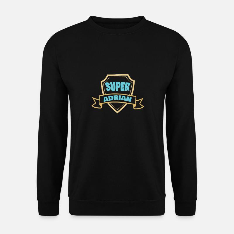 Adrian als Vorname - Unisex Pullover - Schwarz