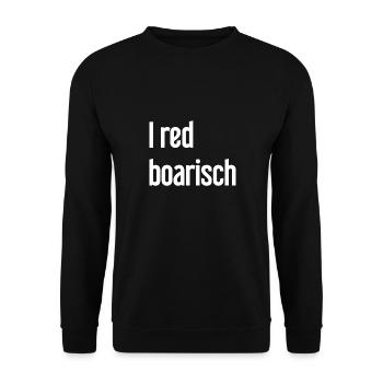 I boarisch rouge - Sweat-shirt Unisexe - noir - Devant - Alina (178cm) & Michal (187cm)