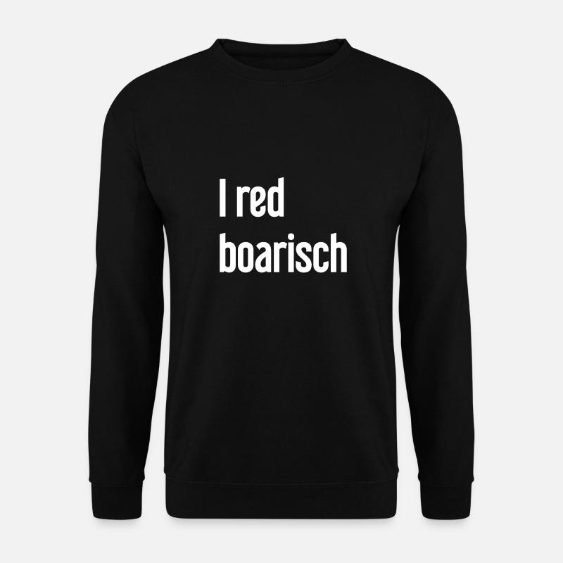 I red boarisch - Unisex Sweatshirt - black