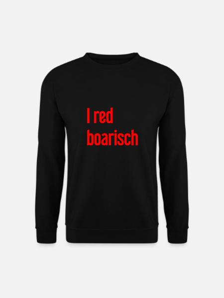 I red boarisch - Unisex Sweatshirt - black