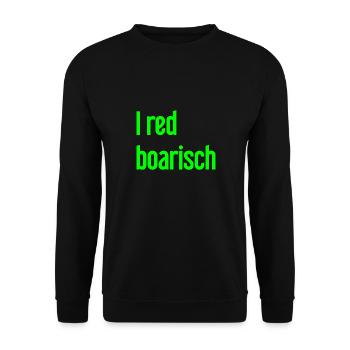 I boarisch rouge - Sweat-shirt Unisexe - noir - Devant - Alina (178cm) & Michal (187cm)