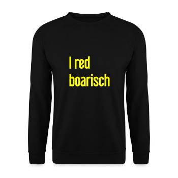 I boarisch rouge - Sweat-shirt Unisexe - noir - Devant - Alina (178cm) & Michal (187cm)
