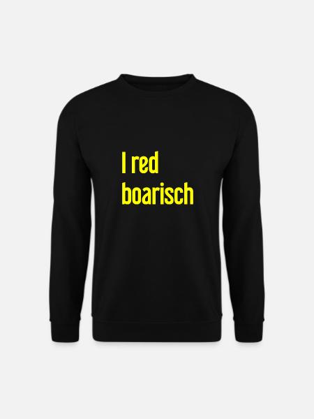 I red boarisch - Unisex Sweatshirt - black