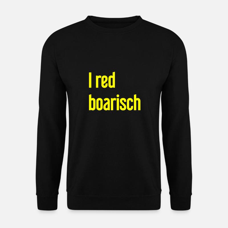 I red boarisch - Unisex Sweatshirt - black