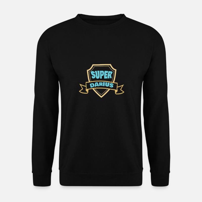 Vorname Darius - Unisex Pullover - Schwarz
